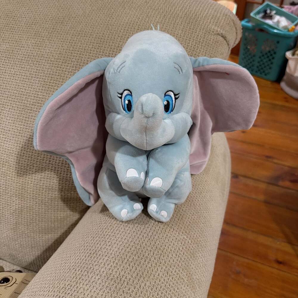 Ty Sparkle The Beanie Buddies Collection Disney Dumbo Plush Toy 10”, Blue & Pink